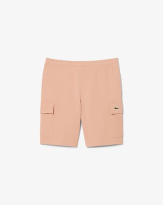 Cotton Fleece Cargo Shorts