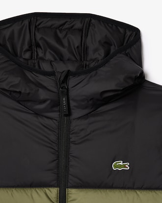 Water-Repellent Quilted Puffed Jacket