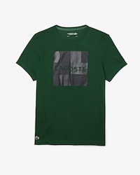 Men's Lacoste SPORT Graphic Print Breathable Jersey T-shirt