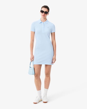 Slim Fit Stretch Piqu&eacute; Polo Dress