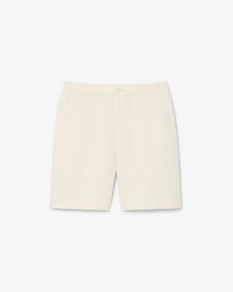 Regular Fit Linen Blend Twill Shorts