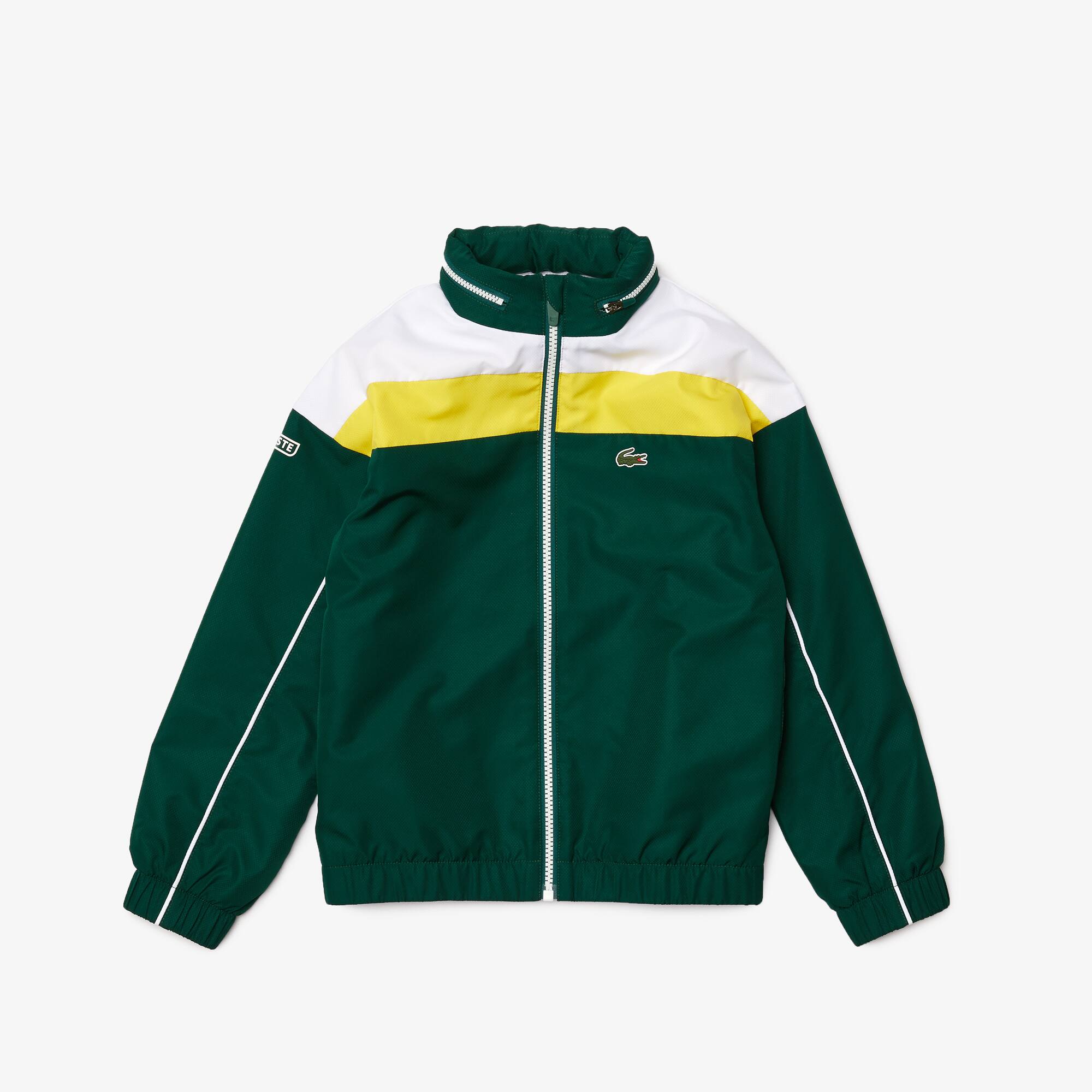 lacoste windbreaker white