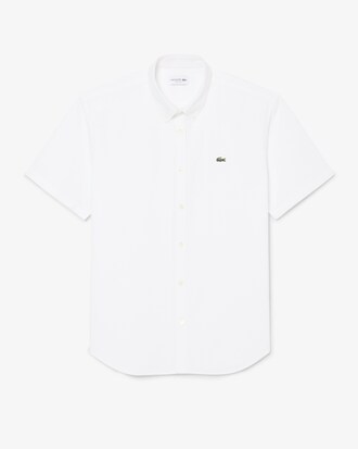 Regular Fit Short-Sleeved Oxford Shirt