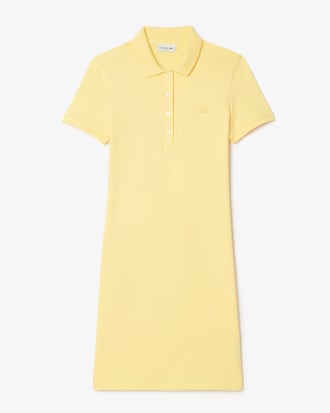 Slim Fit Stretch Piqu&eacute; Polo Dress