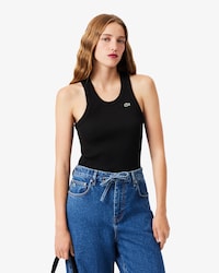 Slim Fit Ribbed Cotton Tank Top