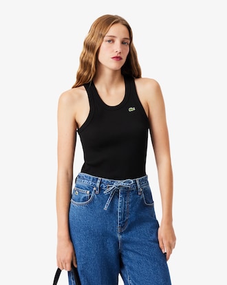 Slim Fit Ribbed Cotton Tank Top