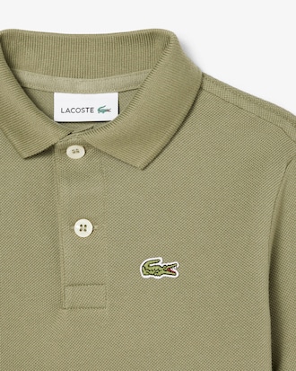 Long Sleeved Petit Piqu&eacute; Polo Shirt