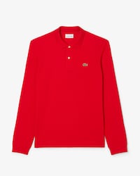 Classic Fit Long Sleeved L.12.12 Polo Shirt