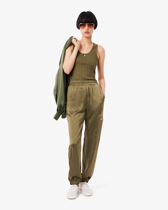 Oversized Satin Sweatpants