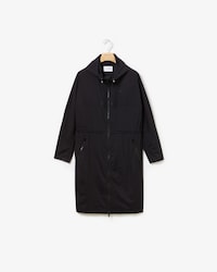 Women's Long Hooded Water-Resistant Canvas Parka