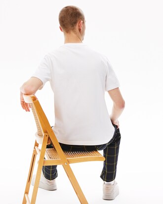 Unisex Lacoste LIVE Pocket Heathered Cotton T-shirt