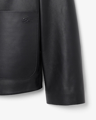 Cropped Leather Jacket