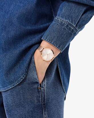 Riga Ion-Plated Stainless Steel Watch