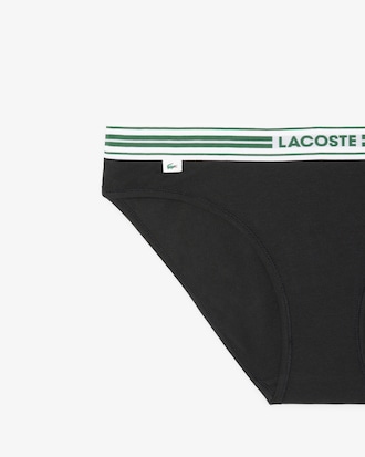 Contrast Waist Stretch Cotton Briefs