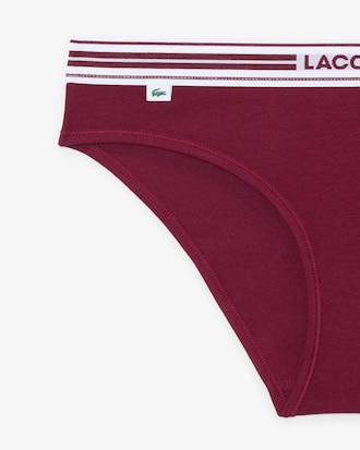 Contrast Waist Stretch Cotton Briefs