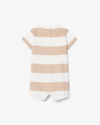 Infants' Striped Interlock Onesie