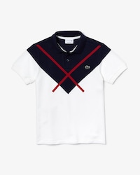 Boys' Lacoste Made In France Jacquard Patterned Piqu&eacute; Polo Shirt