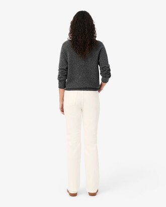 Straight Cut High Waist Denim Jeans