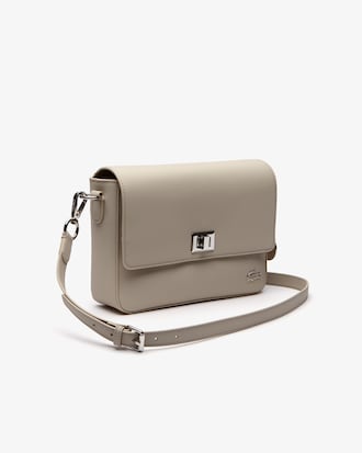 Women's Daily Classic Coated Piqu&eacute; Canvas Clasp Shoulder Bag