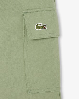 Cotton Fleece Cargo Shorts