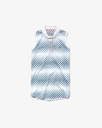 Women's Lacoste SPORT Shaded Striped Breathable Piqu&eacute; Tennis Polo Shirt