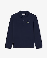 Long Sleeved Petit Piqué Polo Shirt