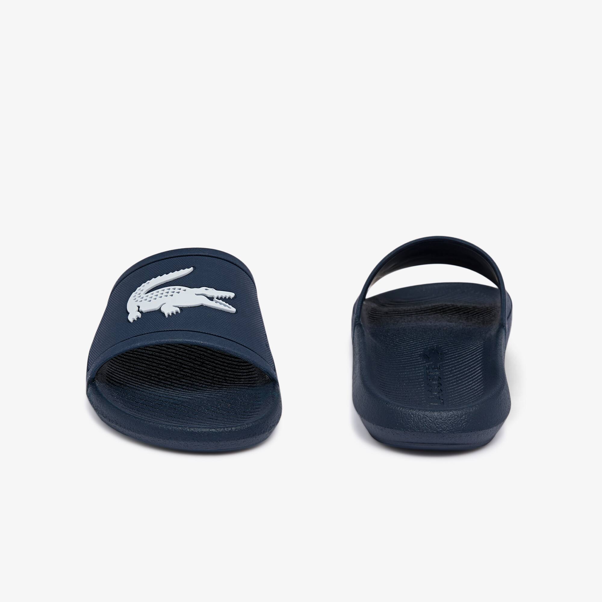 lacoste slides blue
