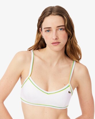 Trim Accent Swim Top