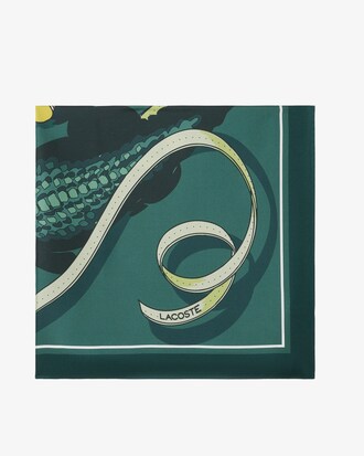 Runway Print Silk Square