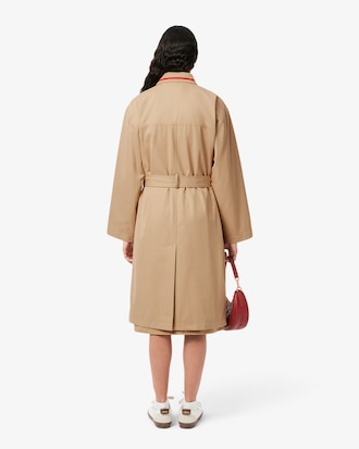 Twill Polo Collar Car Coat