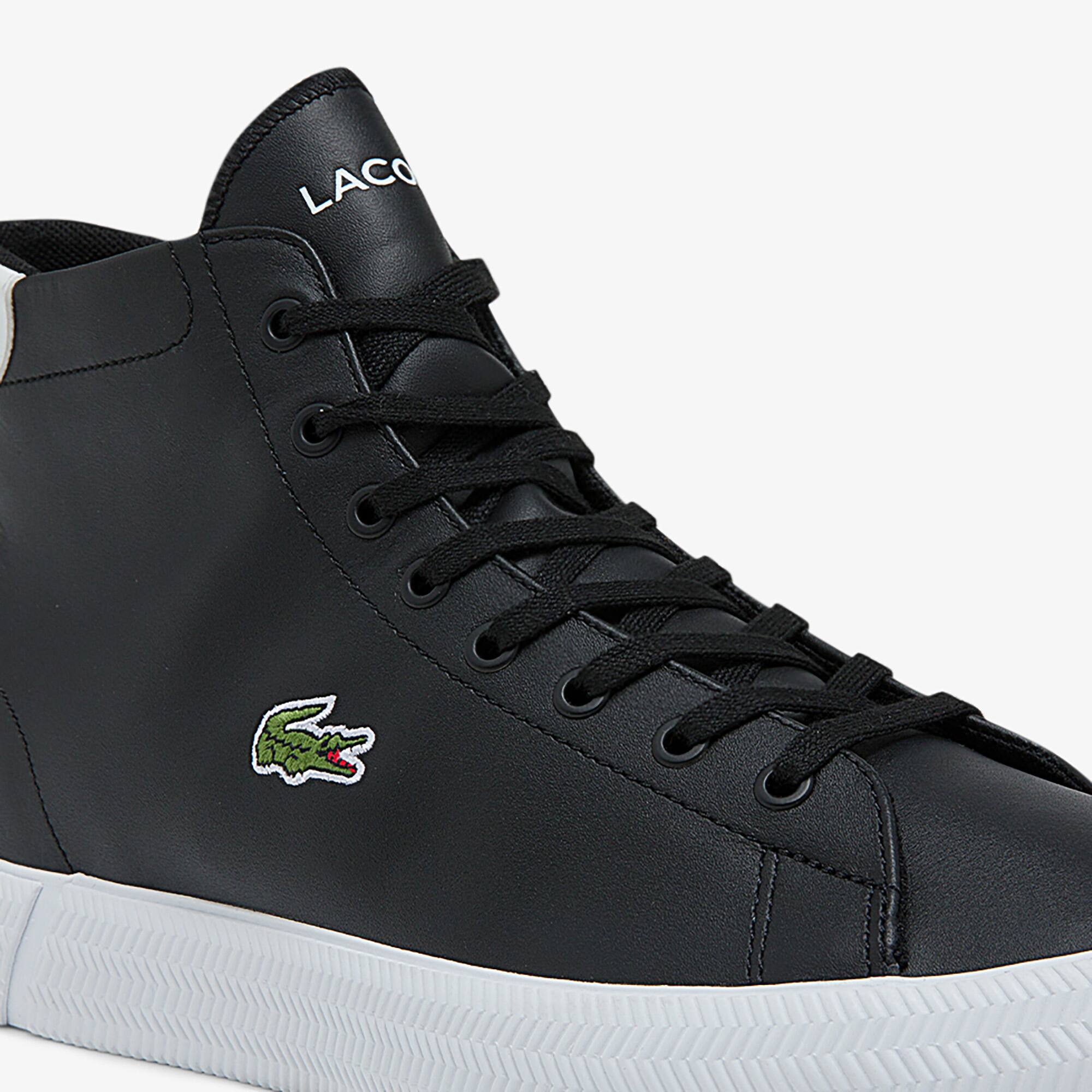 Men's Gripshot Mid Leather Trainers | LACOSTE