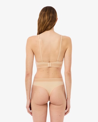 Perforated Band Microfiber Bra