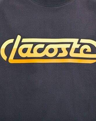 Unisex Lacoste LIVE Racing Signature Cotton T-shirt