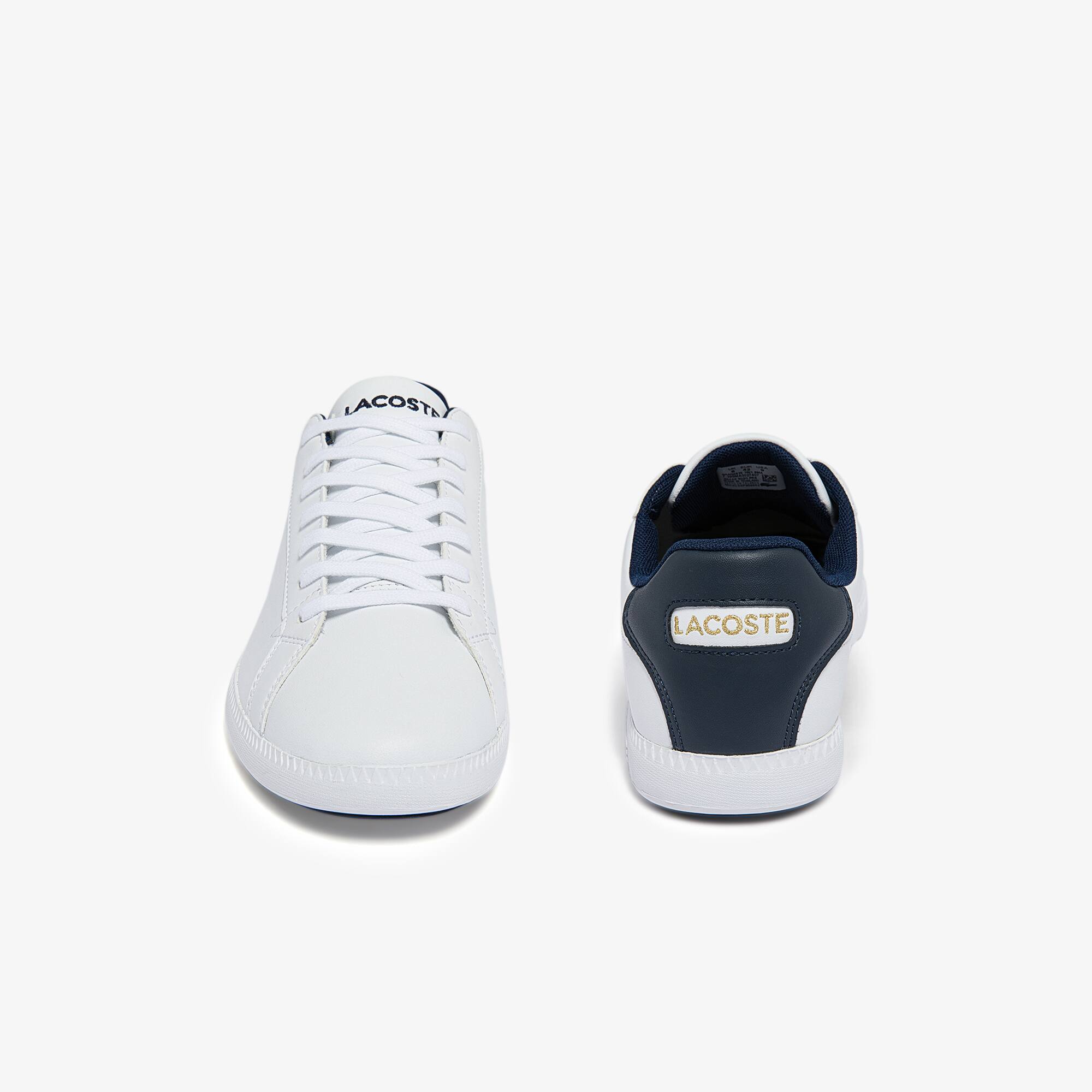 Men's Graduate Tricolore Leather and Synthetic Trainers | LACOSTE