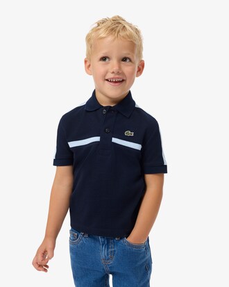 Colour-Block Petit Piqu&eacute; Polo Shirt