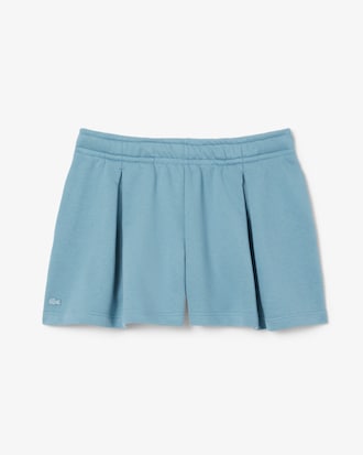 Pleated Fleece Shorts