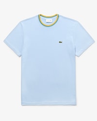 Men's Striped Crew Neck Cotton Jersey T-shirt