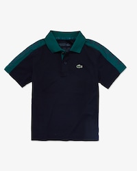 Boys' Lacoste SPORT Lettering Bicolour Breathable Piqu&eacute; Polo Shirt