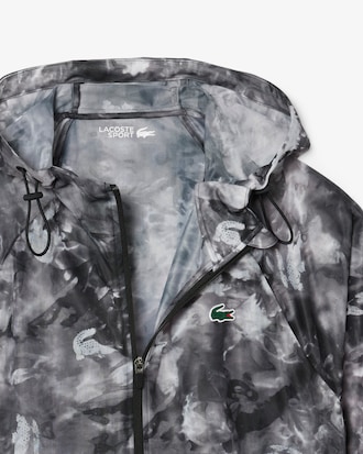 Lightweight Crocodile Print Sport Jacket