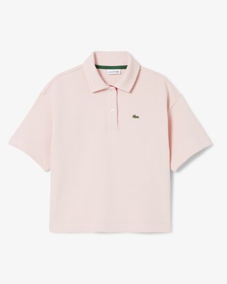 Oversized Piqué Polo Shirt   