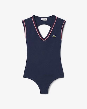 Slim Fit Open Back Cotton Body
