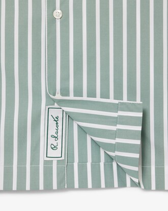 Relaxed Fit Striped Short Sleeved Shirt