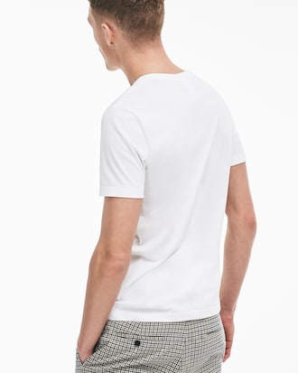 Unisex Lacoste LIVE V-Neck Cotton Jersey T-shirt