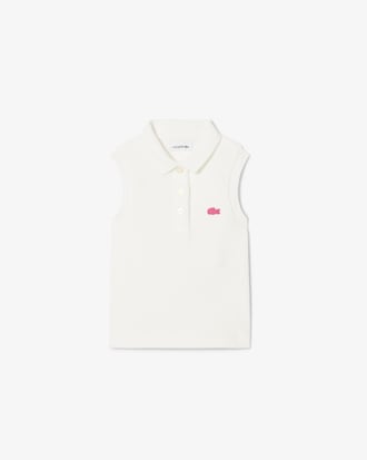 Sleeveless Terry Polo Shirt