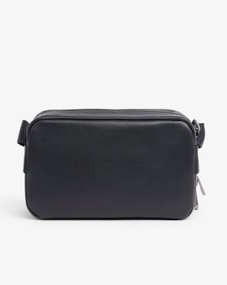 Leather Monogram Satchel