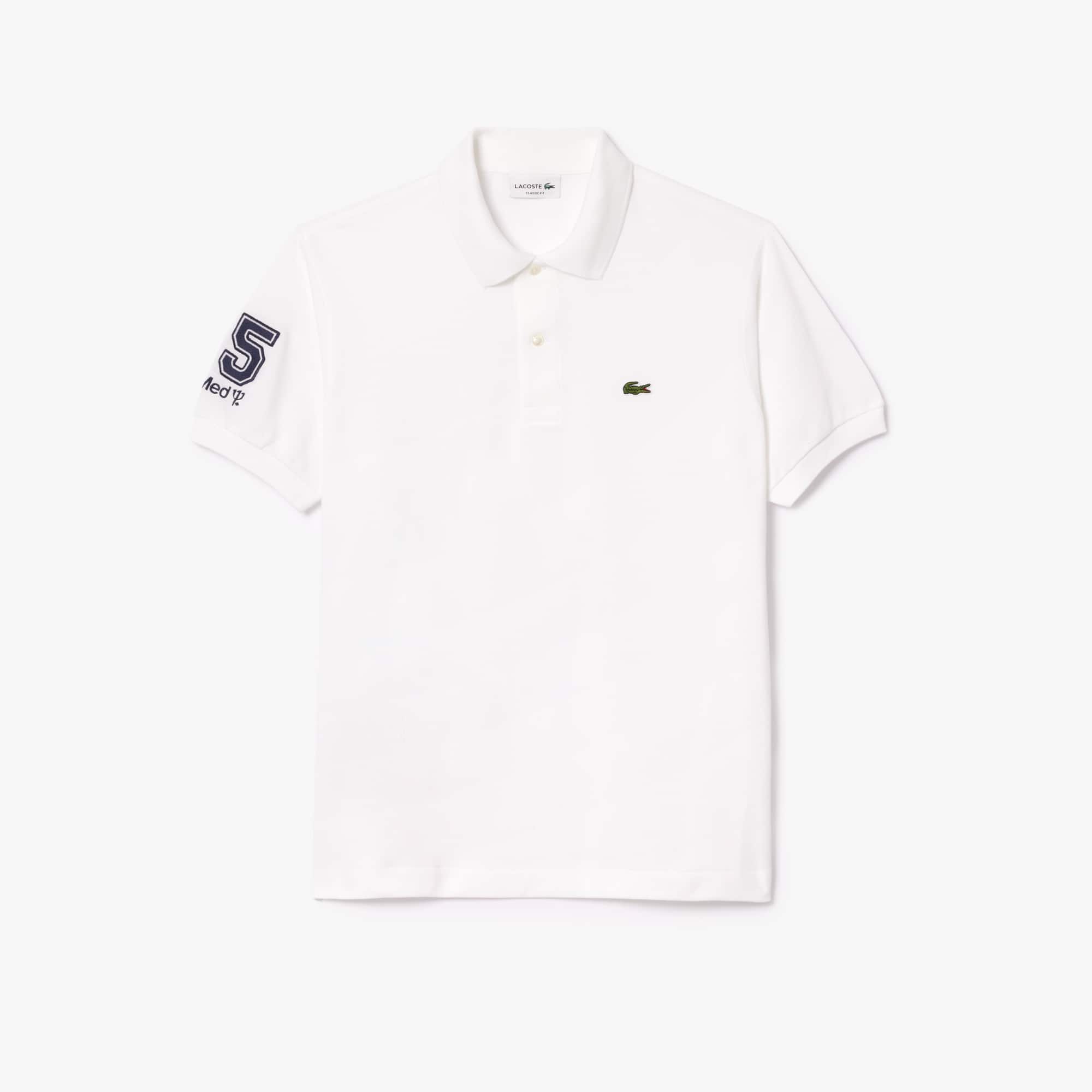black and white lacoste polo