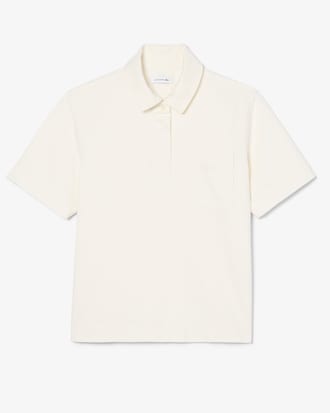 Oversized Lightweight Denim Polo Shirt