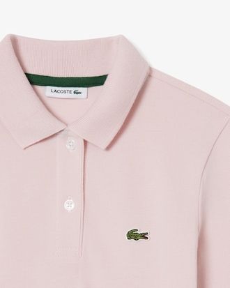 Long Sleeved Stretch Piqu&eacute; Polo Dress