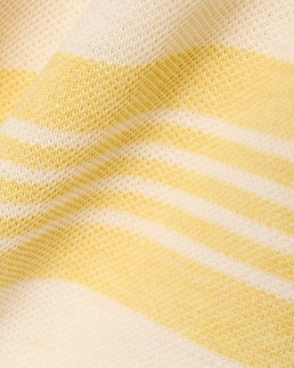 Relaxed Fit Striped Piqu&eacute; Rugby Polo Shirt