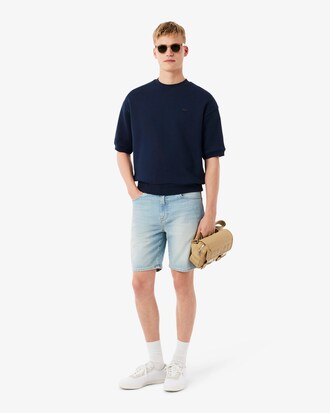 Relaxed Fit Short Sleeved Sweatshirt